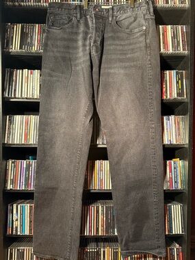 Todd Snyder Men's 12.5 oz selvedge denim in black wash, like new condition